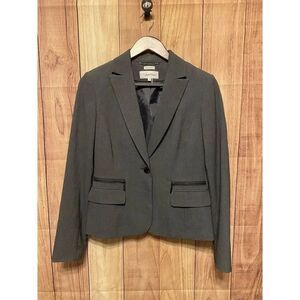 Calvin Klein 4 Stretch Blazer fitted Gray One-Button business women